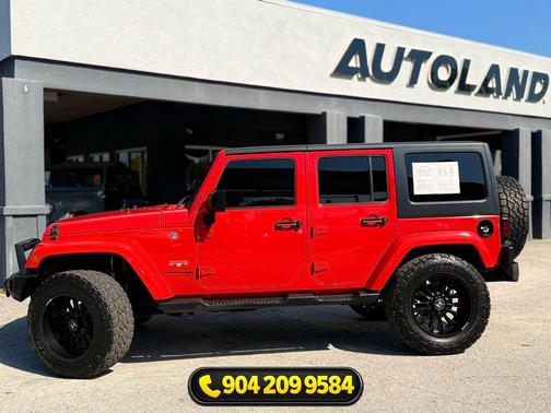 Firecracker Red Clearcoat 2018 Jeep Wrangler JK Unlimited Sahara