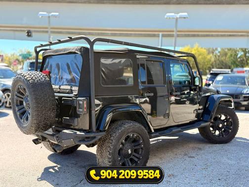 Black Clearcoat 2015 Jeep Wrangler Unlimited Sahara