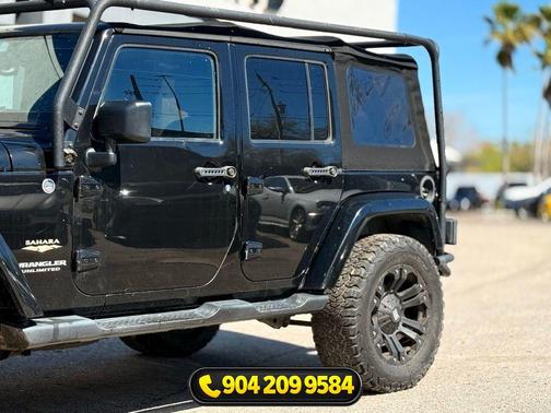 Black Clearcoat 2015 Jeep Wrangler Unlimited Sahara
