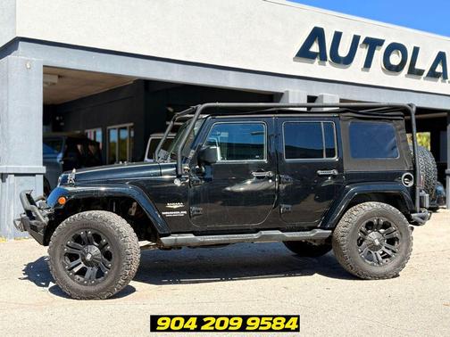 Black Clearcoat 2015 Jeep Wrangler Unlimited Sahara