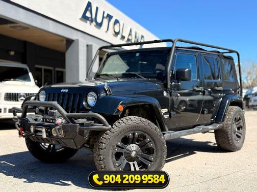 Black Clearcoat 2015 Jeep Wrangler Unlimited Sahara