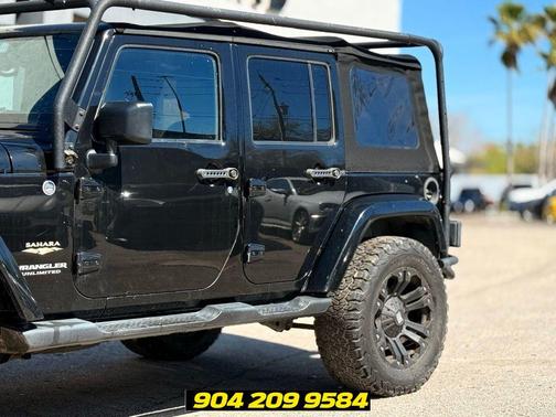 Black Clearcoat 2015 Jeep Wrangler Unlimited Sahara
