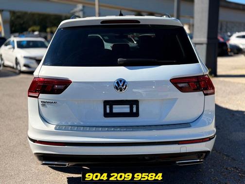 Pure White 2021 Volkswagen Tiguan 2.0T SE R-Line Black