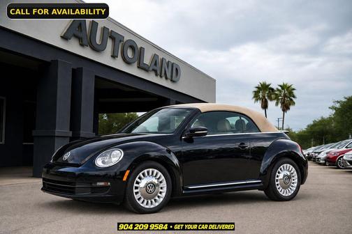 Black 2014 Volkswagen Beetle Auto 1.8T w/Tech