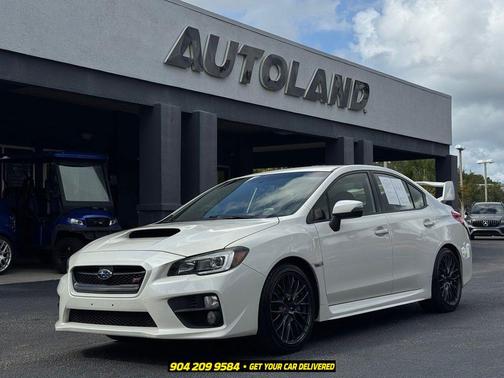 Crystal White Pearl 2017 Subaru WRX STI Limited