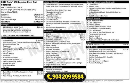 Bright Silver Metallic Clearcoat 2017 RAM 1500 Laramie