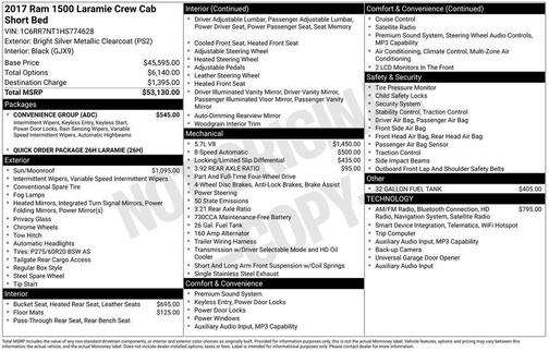 2017 RAM 1500 Laramie