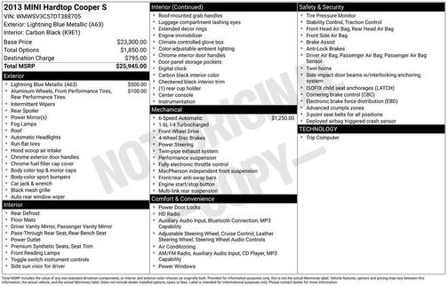 2013 MINI Hardtop Cooper S