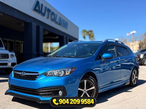Blue 2022 Subaru Impreza Premium