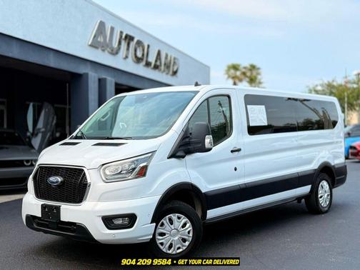 Oxford White 2023 Ford Transit-350 XLT