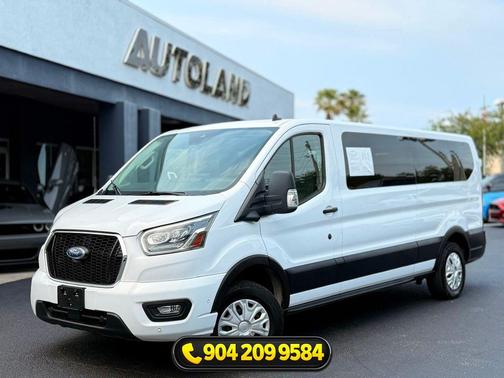 Oxford White 2023 Ford Transit-350 XLT