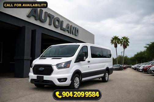 Oxford White 2023 Ford Transit-350 XLT