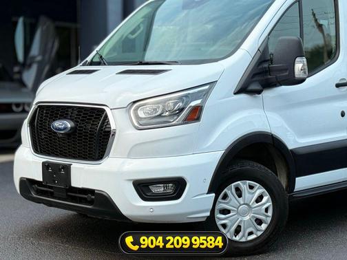 Oxford White 2023 Ford Transit-350 XLT