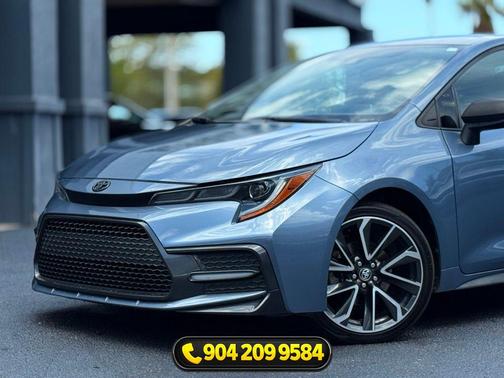 Celistite w/Black Sand Pearl Roof 2021 Toyota Corolla XSE