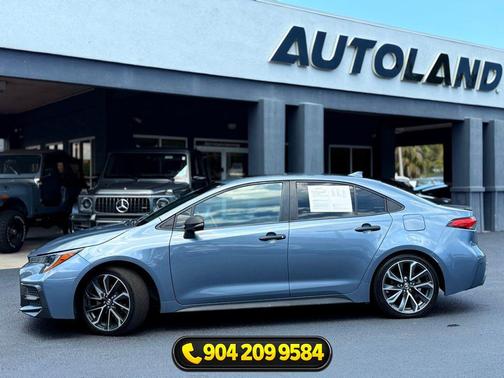 Celistite w/Black Sand Pearl Roof 2021 Toyota Corolla XSE