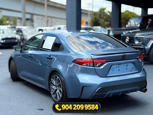 Celistite w/Black Sand Pearl Roof 2021 Toyota Corolla XSE