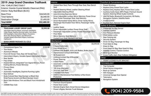 2019 Jeep Grand Cherokee Trailhawk