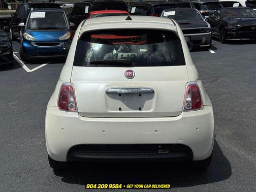 Bianco Perla (Pearl White Tri-Coat) 2016 FIAT 500e Battery Electric