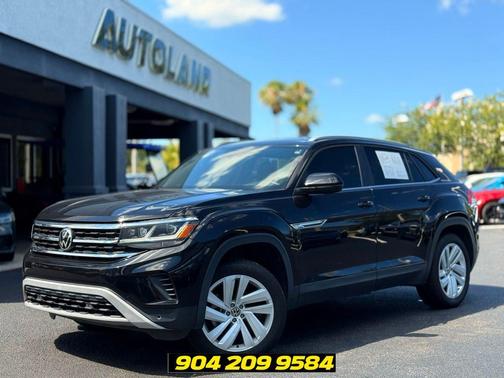 Deep Black 2021 Volkswagen Atlas Cross Sport 2.0T SE w/Technology