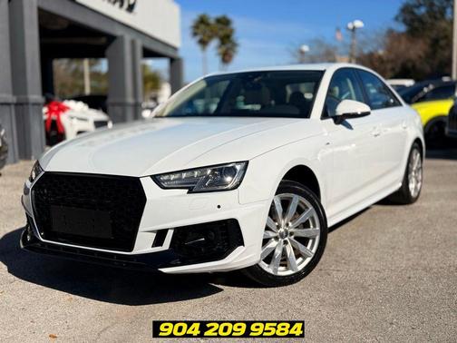 Glacier White 2018 Audi A4 2.0T Premium