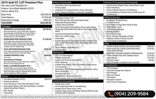 2019 Audi Q7 45 Premium Plus