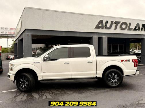 White Platinum Clearcoat Metallic 2016 Ford F-150 Platinum