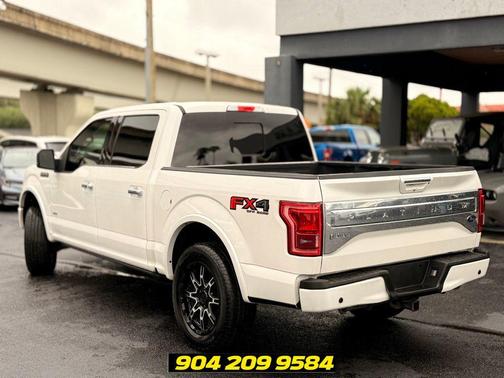 White Platinum Clearcoat Metallic 2016 Ford F-150 Platinum