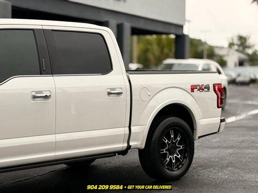 White Platinum Clearcoat Metallic 2016 Ford F-150 Platinum