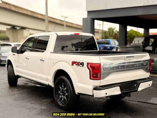 White Platinum Clearcoat Metallic 2016 Ford F-150 Platinum
