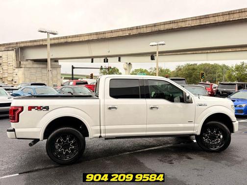 White Platinum Clearcoat Metallic 2016 Ford F-150 Platinum