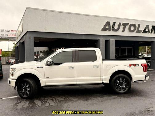 White Platinum Clearcoat Metallic 2016 Ford F-150 Platinum