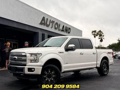 White Platinum Clearcoat Metallic 2016 Ford F-150 Platinum