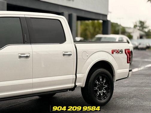 White Platinum Clearcoat Metallic 2016 Ford F-150 Platinum