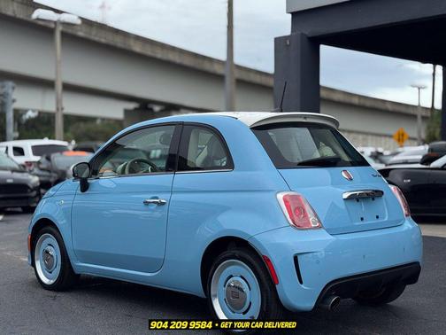 Celeste Blu (Retro Light Blue) 2019 FIAT 500 Lounge