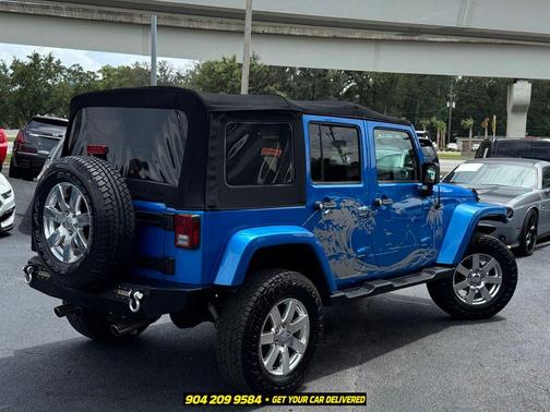 Hydro Blue Pearlcoat 2016 Jeep Wrangler Unlimited Sahara
