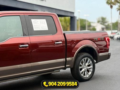 Ruby Red Metallic Tinted Clearcoat 2017 Ford F-150 King Ranch