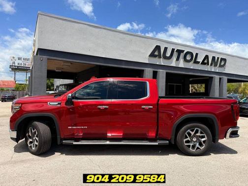 Volcanic Red 2024 GMC Sierra 1500 SLT