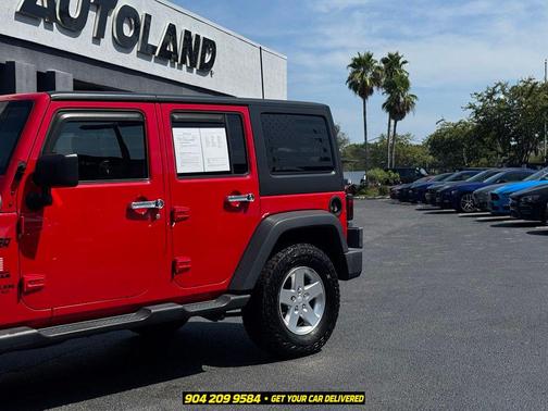 Firecracker Red Clearcoat 2017 Jeep Wrangler Unlimited Sport