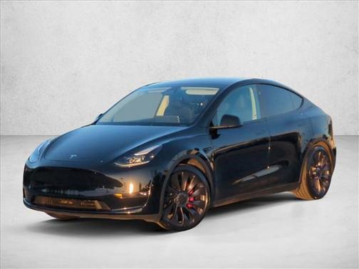 Solid Black 2024 Tesla Model Y Performance Dual Motor All-Wheel Drive