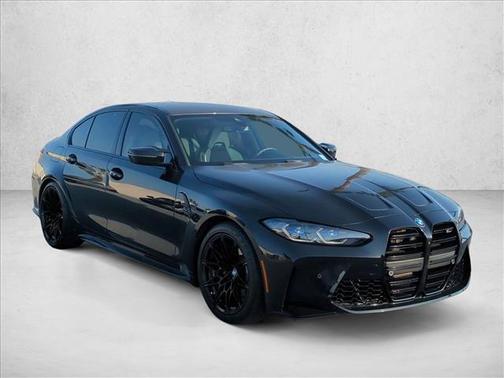 Black Sapphire Metallic 2022 BMW M3 Competition xDrive