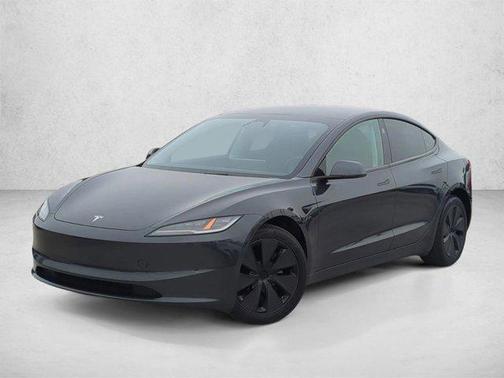 Silver/Gray 2025 Tesla Model 3 Long Range