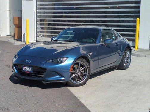 Eternal Blue Mica 2019 Mazda MX-5 Miata RF Grand Touring