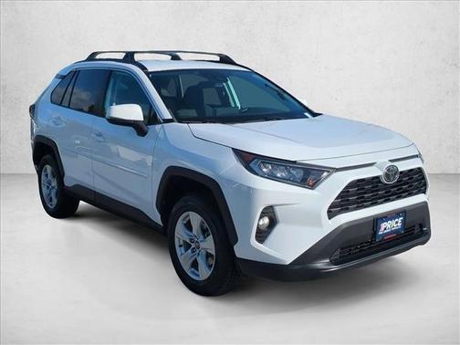 Super White 2021 Toyota RAV4 XLE
