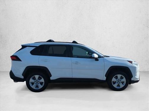Super White 2021 Toyota RAV4 XLE