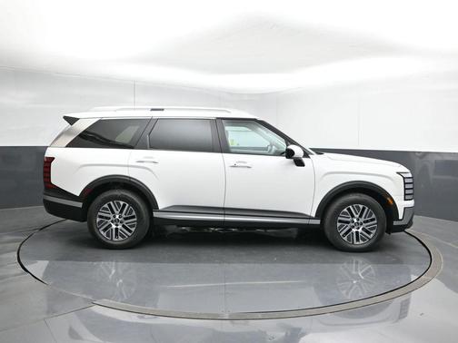 Creamy White Pearl 2026 Hyundai Palisade Hybrid Blue SEL 7P