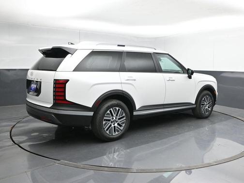 Creamy White Pearl 2026 Hyundai Palisade Hybrid Blue SEL 7P