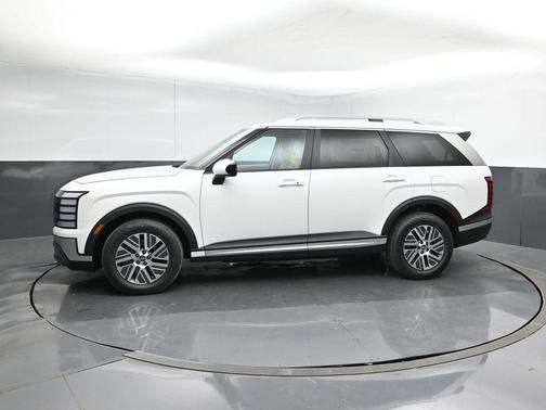Creamy White Pearl 2026 Hyundai Palisade Hybrid Blue SEL 7P