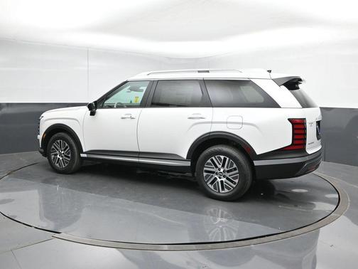 Creamy White Pearl 2026 Hyundai Palisade Hybrid Blue SEL 7P