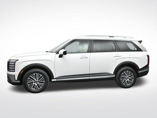 Creamy White Pearl 2026 Hyundai Palisade Hybrid Blue SEL 7P