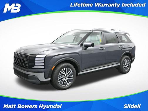 Ecotronic Gray Pearl 2026 Hyundai Palisade Hybrid Blue SEL 7P